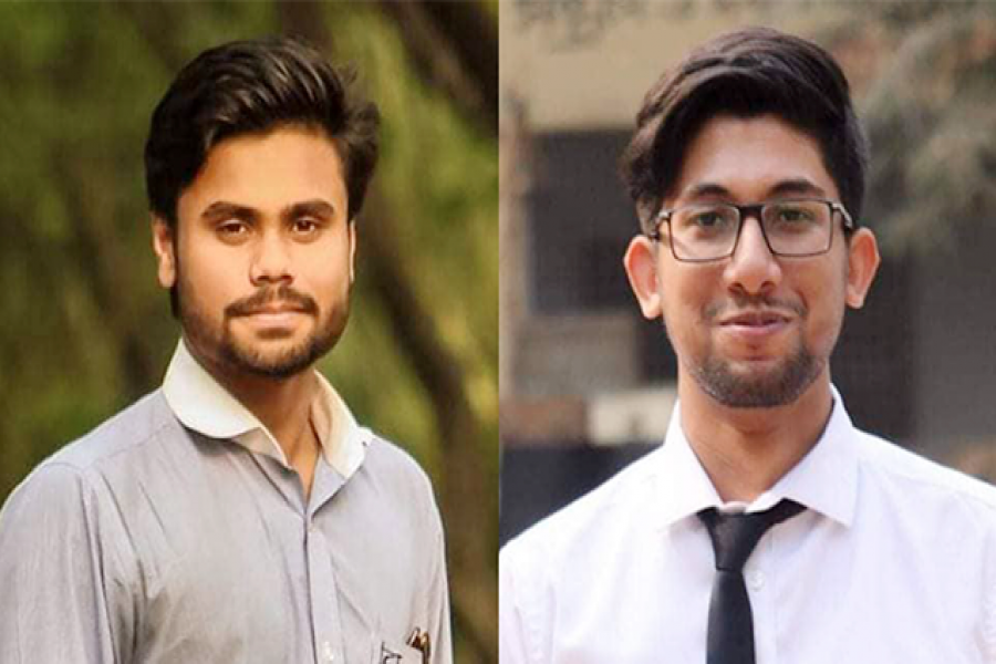 সংগঠনটির নবনির্বাচিত সভাপতি আশিকুর রহমান এবং সাধারণ সম্পাদক মোহাম্মদ জাহেদ ইকবাল।