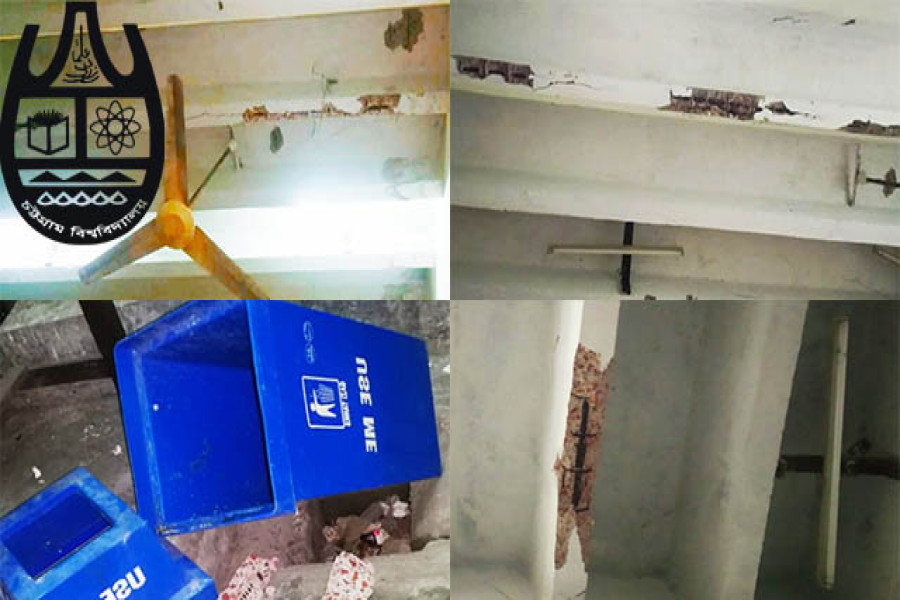 পূর্ণ প্রস্তুতি ছাড়া বিভাগের কার্যক্রম চালু, ঝুঁকিপূর্ণ কক্ষে ক্লাস করছে শিক্ষার্থীরা