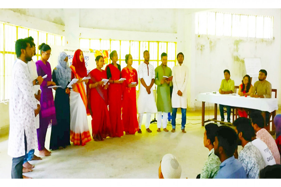 শেষ হলো চবি আবৃত্তি মঞ্চের ৩ মাসব্যাপী কর্মশালা