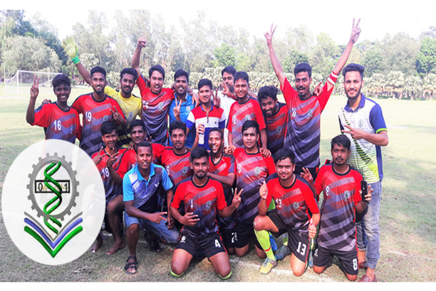 আন্তঃবিশ্ববিদ্যালয় ফুটবলে ঢাবিকে হারাল হাবিপ্রবি