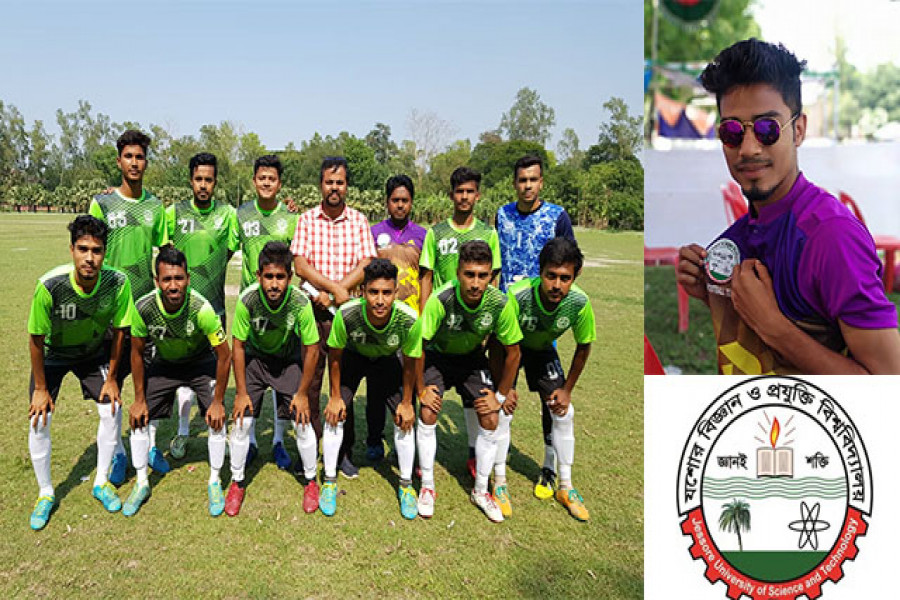 যবিপ্রবির ফুটবল দল এবং পুষ্পক
