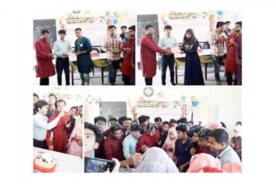 বর্ণীল আয়োজনে নোয়াখালী কলেজের ক্লাস পার্টি উদযাপন