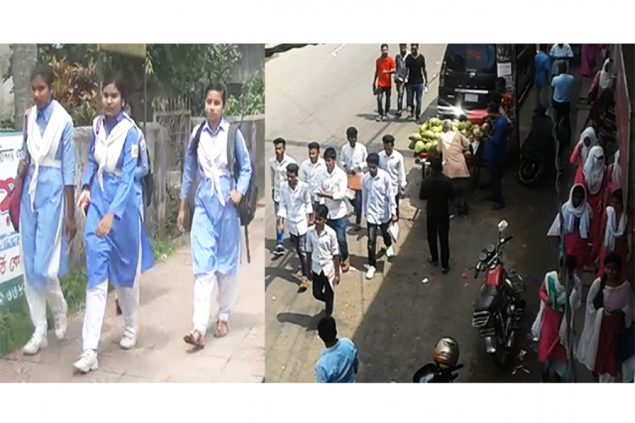 মৌলভীবাজারে পরিবহন শ্রমিক ধর্মঘট, দুর্ভোগে শিক্ষার্থীরা