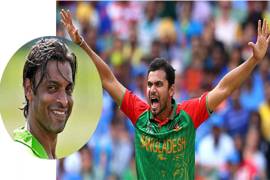 আসন্ন বিশ্বকাপে মাশরাফিই সেরা অধিনায়ক: শোয়েব আকতার