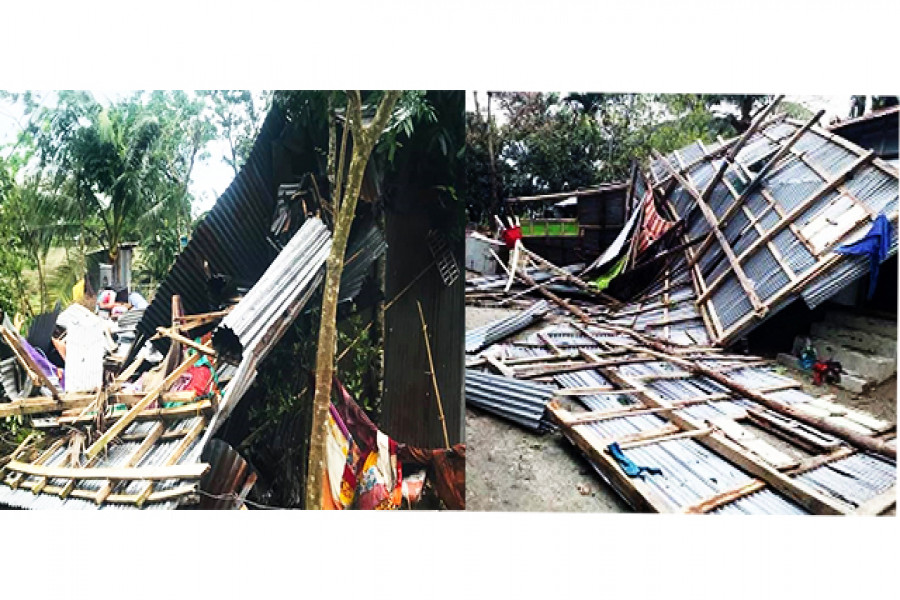 ভোলায় ফণীর তাণ্ডবের খন্ড চিত্র