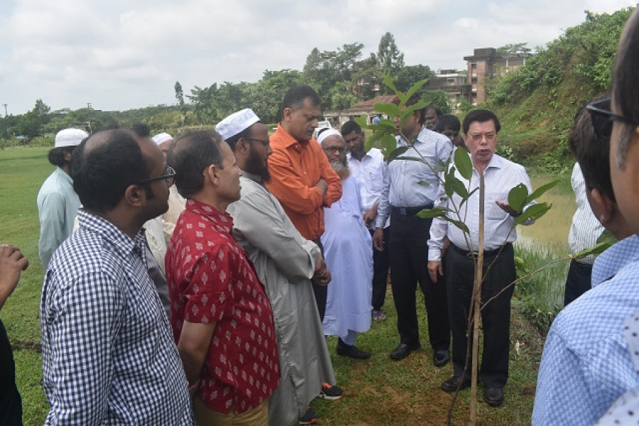 শাবিপ্রবিতে বৃক্ষরোপণ কর্মসূচি শুরু