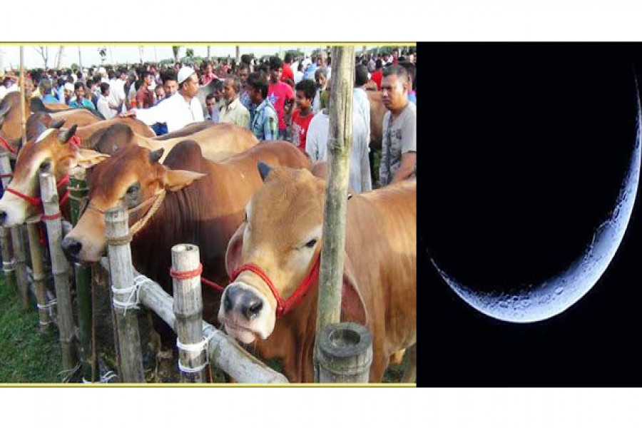 খালি চোখেই দেখা যাবে কোরবানির চাঁদ, ঈদ ১২ আগস্ট