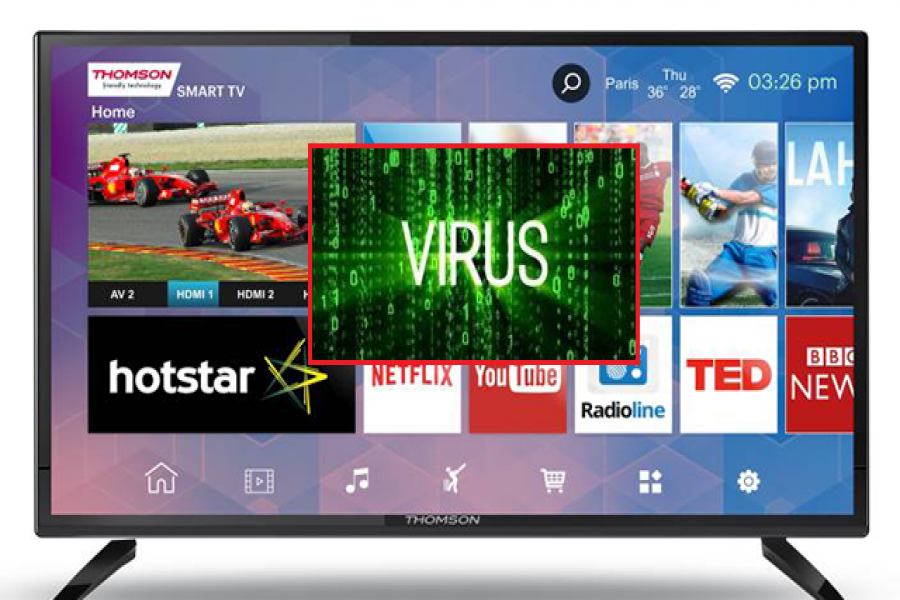 টিভিতেও ভাইরাস, সতর্কতা জারি