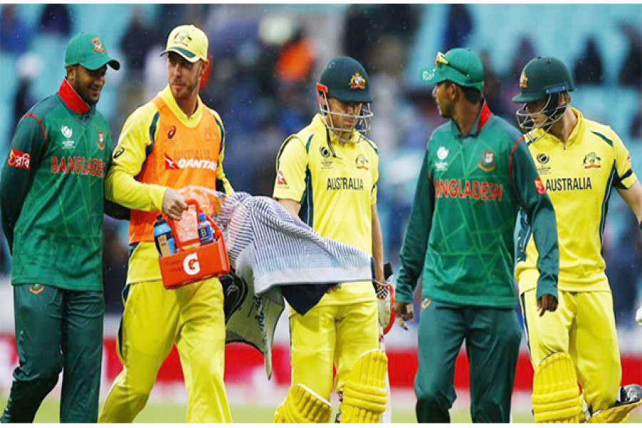 বাংলাদেশ-অস্ট্রেলিয়া ম্যাচেও বৃষ্টি