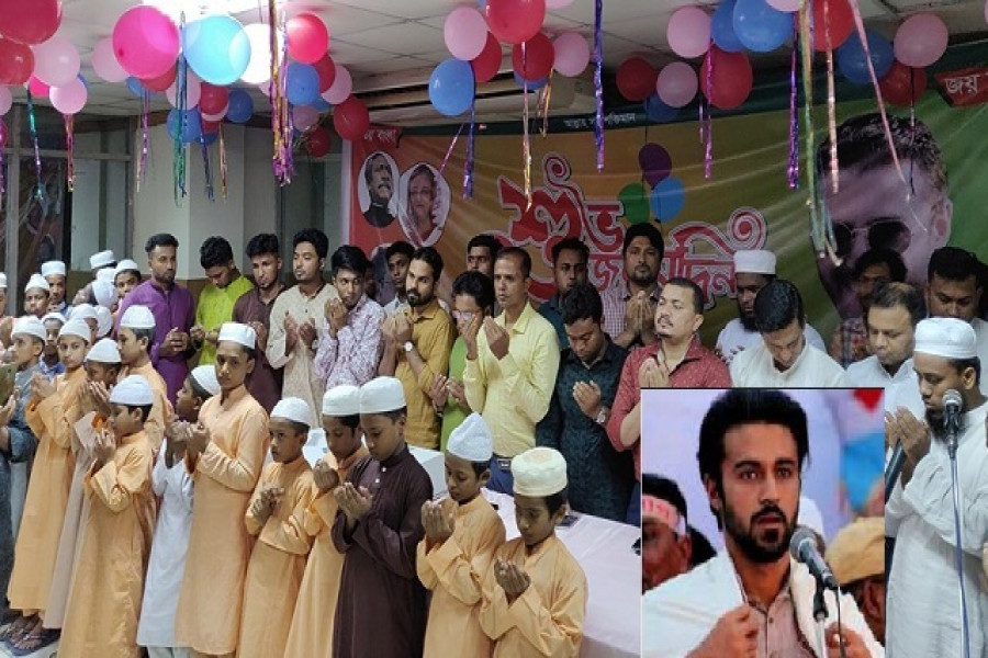 এতিমদের সাথে নিজের জন্মোৎসব করলেন সাংসদ তন্ময় 