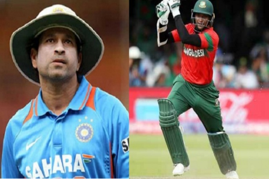 টেন্ডুলকারের রেকর্ড ভাঙলেন সাকিব