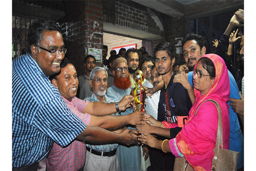 হাবিপ্রবি ফুটবল কাপে চ্যাম্পিয়ন ইঞ্জিনিয়ারিং অনুষদ