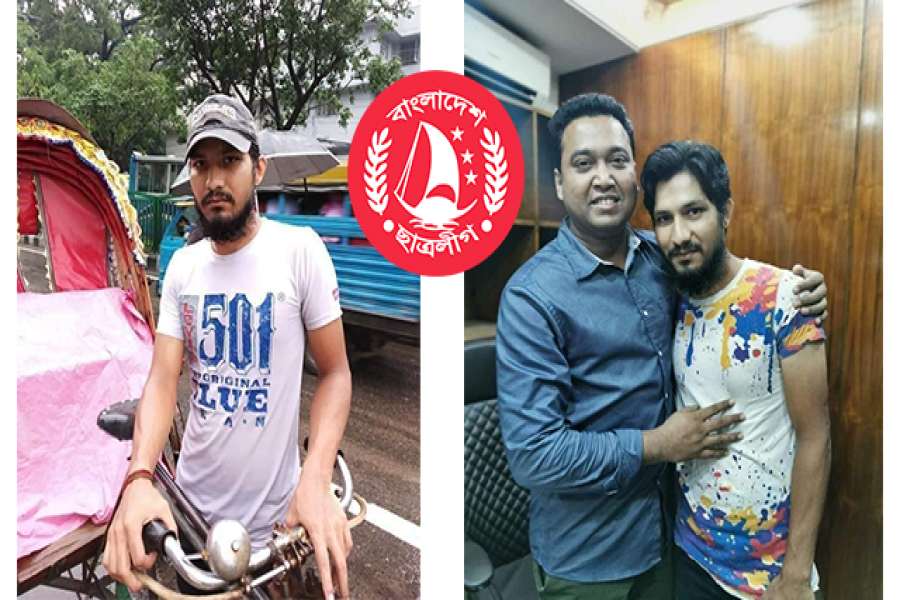 রিকশা চালান ছাত্রলীগের সাবেক সভাপতি, পাশে দাঁড়ালেন রাব্বানী