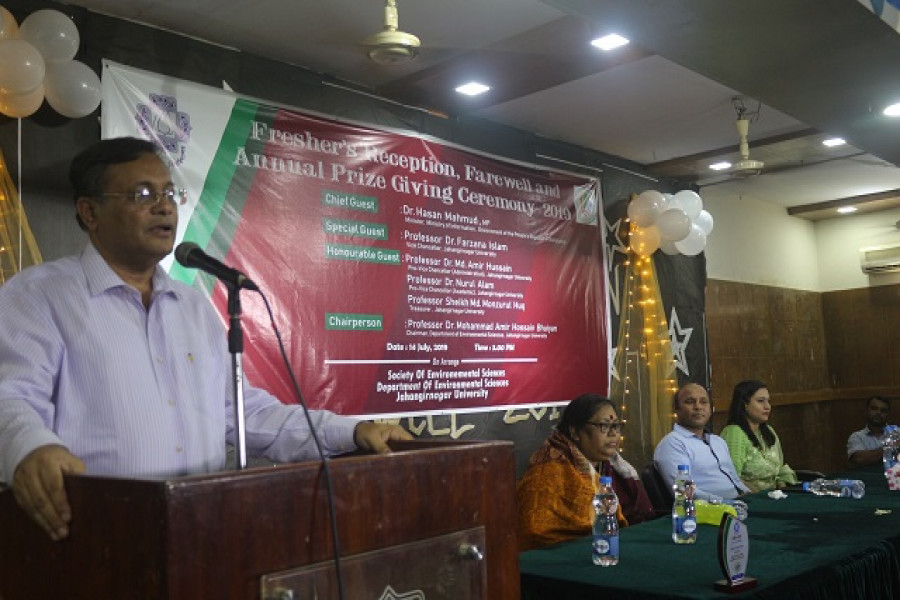 বিশ্ববিদ্যালয়ে শুধু সার্টিফিকেট ও ফলাফলের জন্য নয়: জাবিতে তথ্যমন্ত্রী