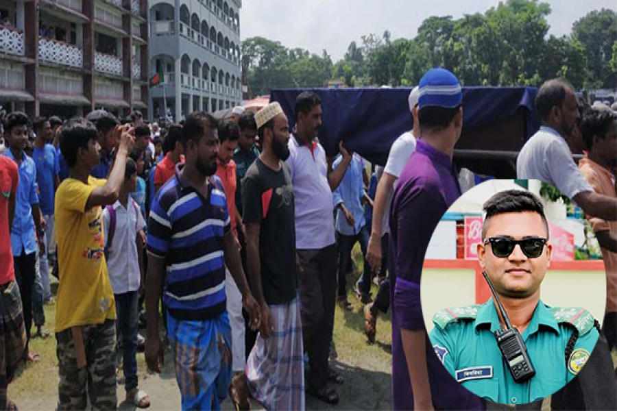 সার্জেন্ট কিবরিয়ার জানাজায় মানুষের ঢল