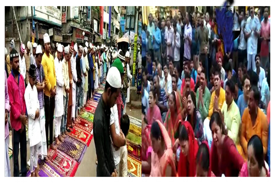 ভারতে রাস্তায় নামাজ আদায়ে নিষেধাজ্ঞা