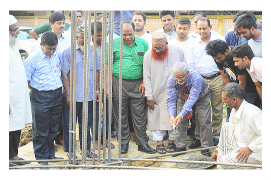 হাবিপ্রবি মেডিকেল সেন্টার সম্প্রসারণ নির্মাণ কাজের ভিত্তিপ্রস্তর স্থাপন