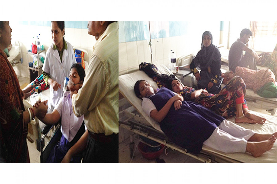 বিদ্যালয়ে মশা নিধনের ওষুধ স্প্রে, ১২ শিক্ষার্থী হাসপাতালে