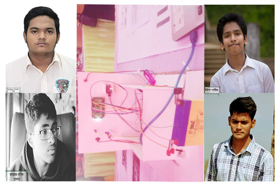 বিজ্ঞান মেলায় চার বন্ধুর ‘ফায়ার অটোমেশন’ আবিষ্কার