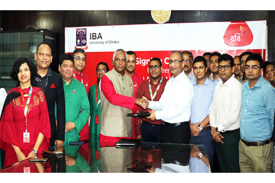 ঢাবির আইবিএতে ‘ইনোভেশন ল্যাব’ স্থাপন করবে রবি