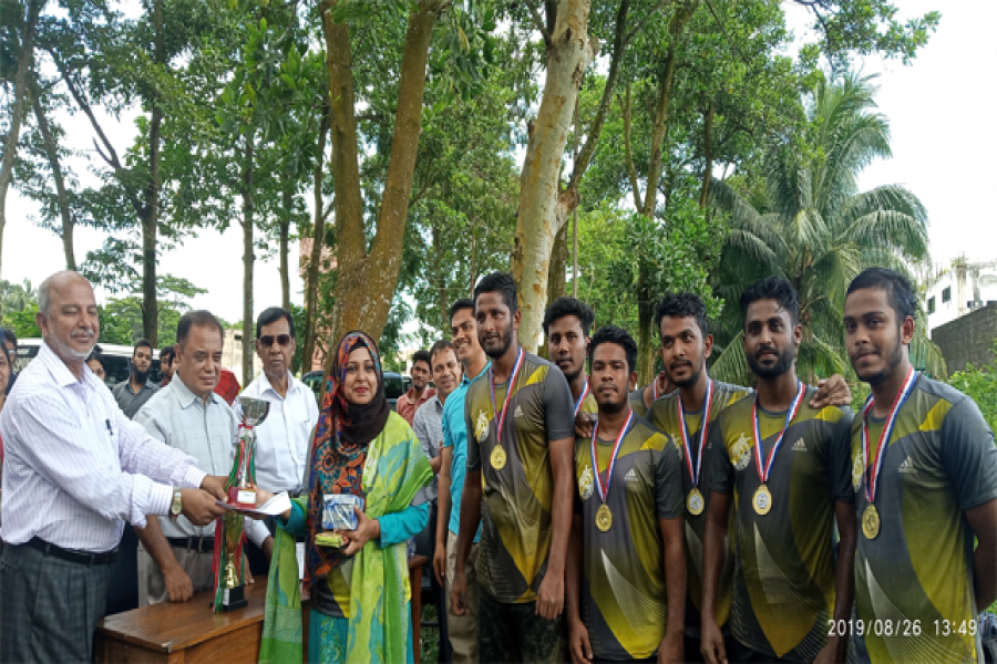 বিজিসিটিইউবিতে ফুটবল টুর্নামেন্টের ফাইনাল অনুষ্ঠিত 