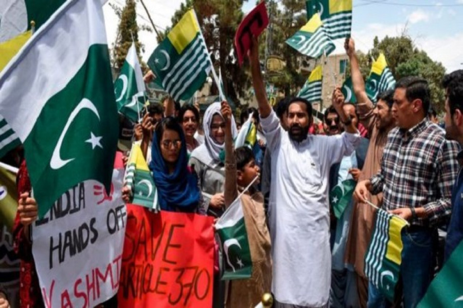 কাশ্মীরের সঙ্গে সংহতি জানিয়ে দেশব্যাপী বিক্ষোভ করবে পাকিস্তান
