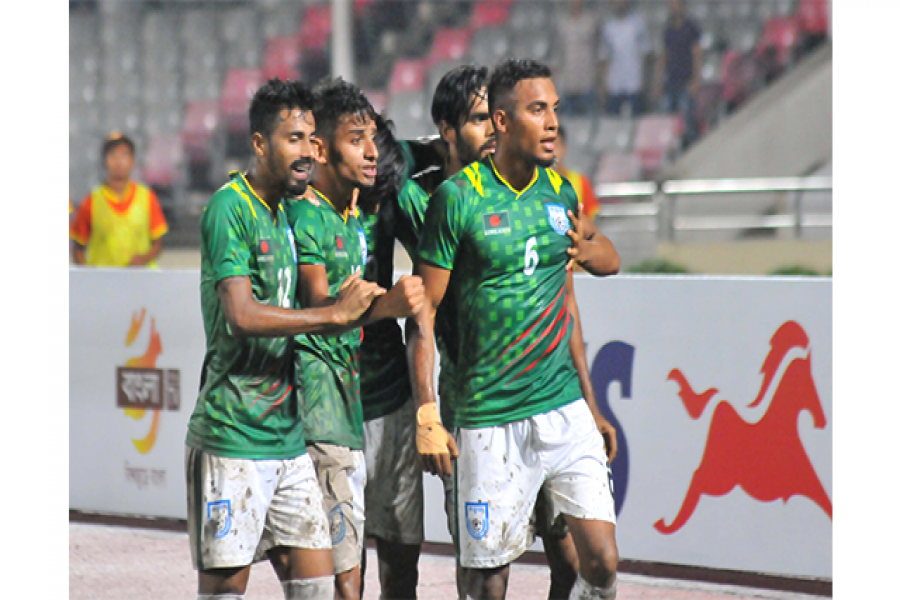 ভুটানকে ম্যাচে ৪-১ গোলে হারাল বাংলাদেশ