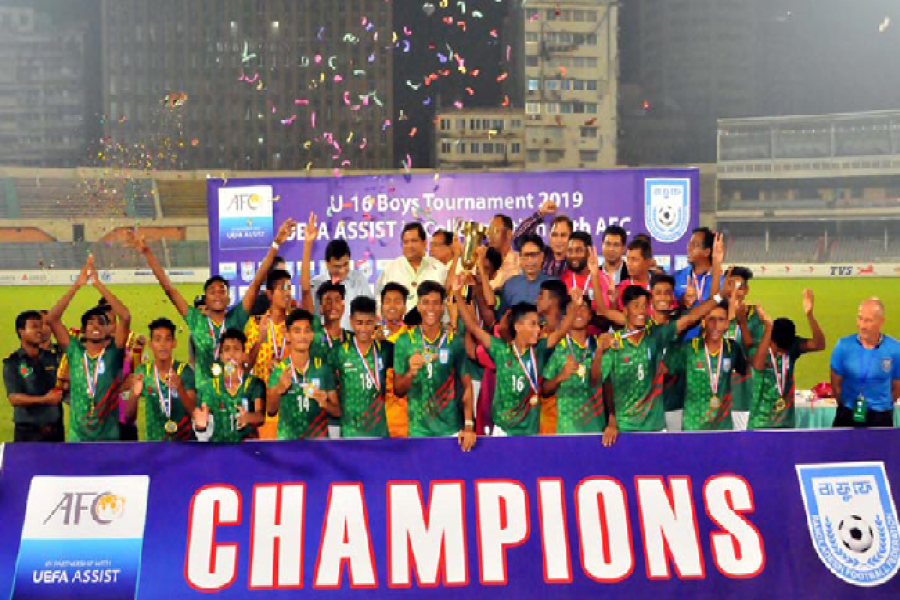 মালদ্বীপকে উড়িয়ে দিয়ে চ্যাম্পিয়ন বাংলাদেশ