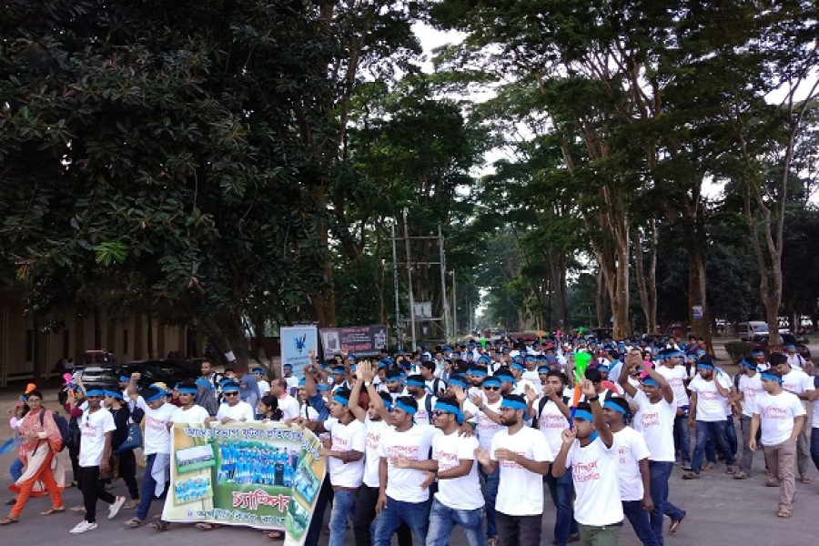 ৩০ বছর পর ফুটবলে চ্যাম্পিয়ন রাবির অর্থনীতি বিভাগ