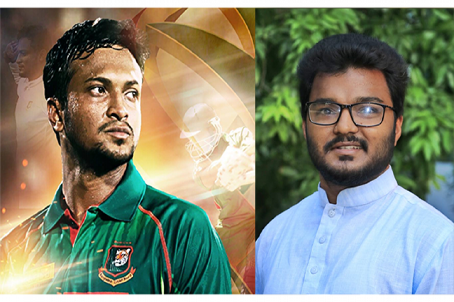 সাকিব আল হাসান ও ফারুক হাসান