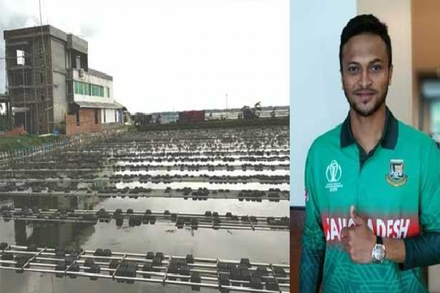 কাঁকড়া ও চিংড়ির খামার করছেন সাকিব