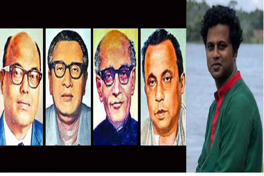 জাতীয় চার নেতা ও লেখক