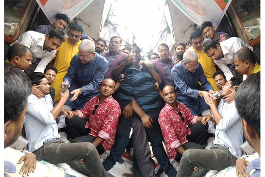 অনশন ভাঙলেন ছাত্রদলের বিবাহিতরা