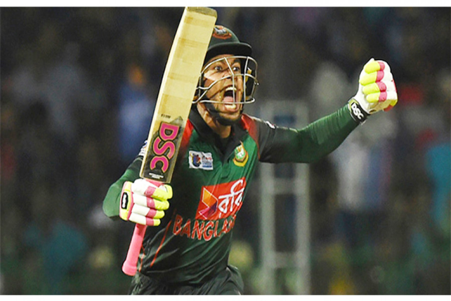 ঐতিহাসিক জয়ে অনবদ্ধ মুশফিক