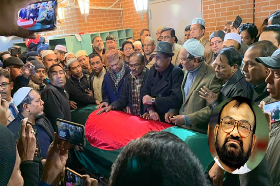 নিউইয়র্কে সাদেক হোসেন খোকার জানাজা সম্পন্ন