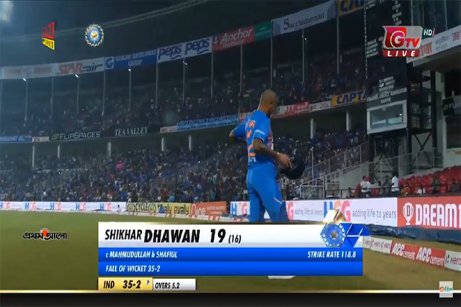 ভারতের শিবিরে আবারো শফিউলের আঘাত