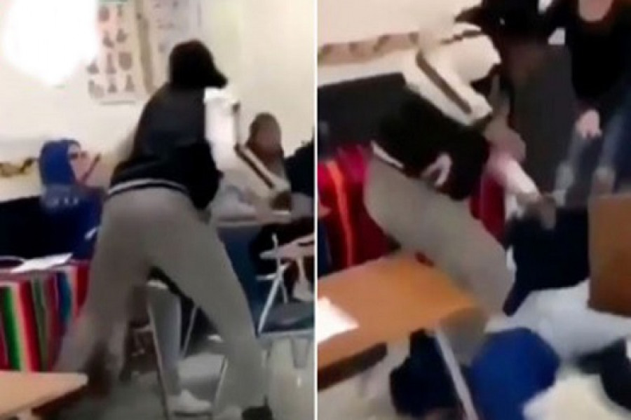 প্রতিবন্ধী ছাত্রীকে পেটানোর ভিডিও, শিক্ষিকা গ্রেপ্তার