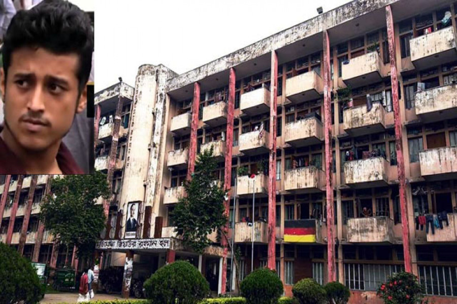 ইনসেটে ছাত্রলীগ নেতা মাহমুদুল হাসান ওরফে সৈনিক