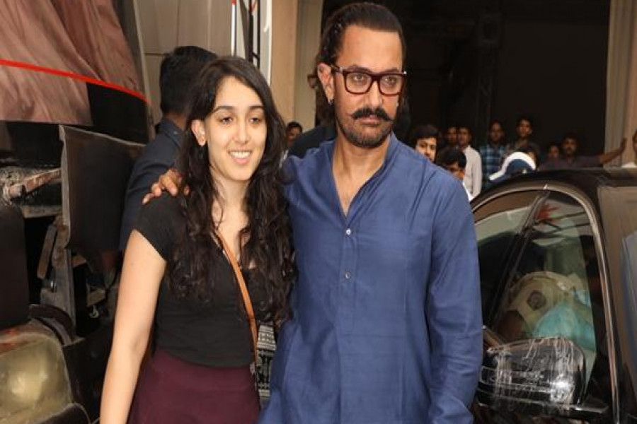 বাবার সঙ্গে কাজ করা নিয়ে যা বললেন আমির কন্যা