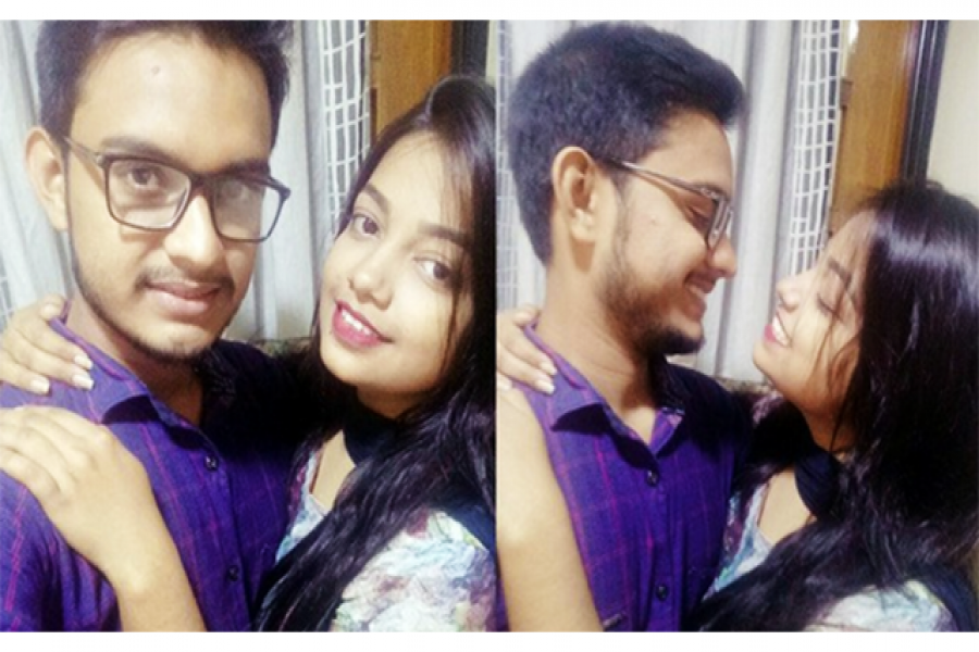 সায়মা কালাম মেঘা ও তাঁর প্রেমিক মাহিবী হাসান