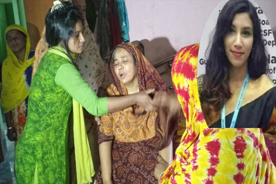নিহত শিক্ষার্থী রুবাইয়াত শারমিন রুম্পার পরিবারের আর্তনাদ