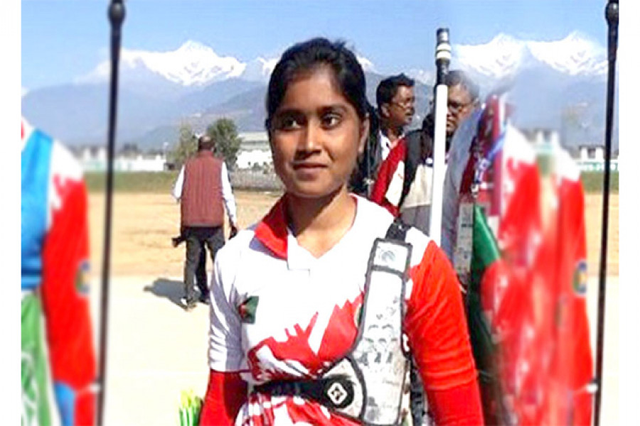 এসএ গেমস: বিয়ের আসর থেকে পালিয়ে ইতির স্বর্ণ জয়