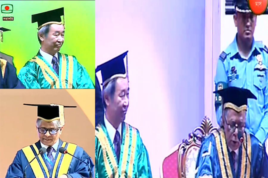 ঢাবি’র ৫২তম সমাবর্তনের আনুষ্ঠানিকতা শুরু