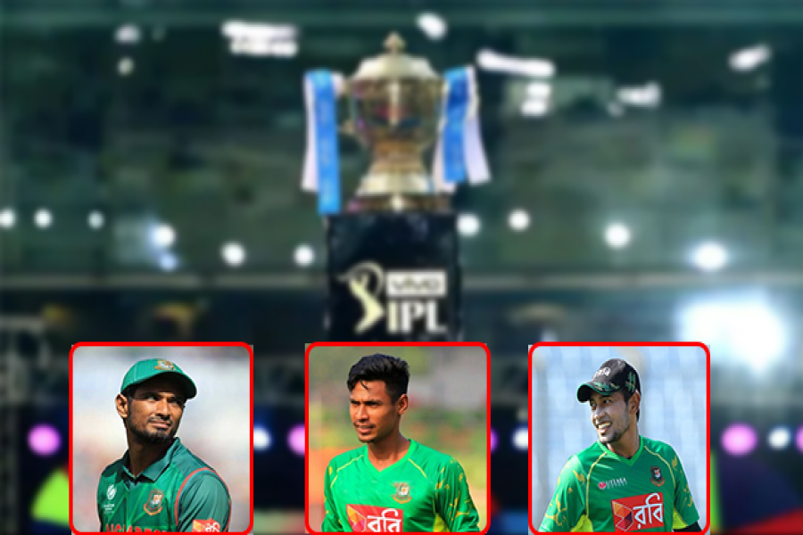 আইপিএলের চূড়ান্ত তালিকায় বাংলাদেশি ৫ ক্রিকেটার