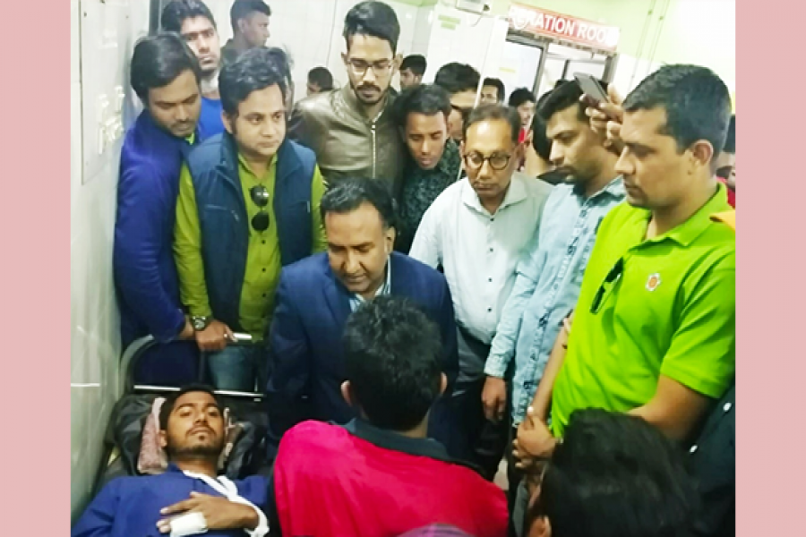 ভিপি নুরকে দেখতে হাসপাতালে বিএনপির যুগ্ম মহাসচিব