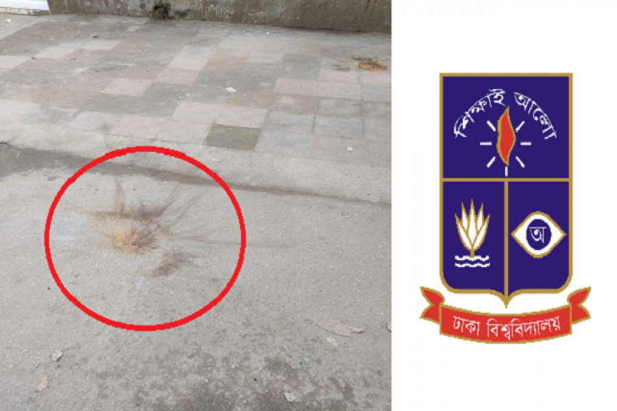 ককটেল বিস্ফোরণে কেঁপে উঠল ডাকসু ভবন এলাকা