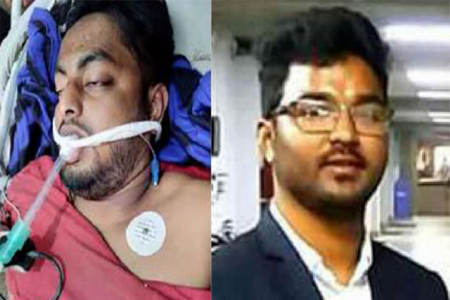 তুহিন ফারাবি (বায়ে) ও ফারুক হোসেন