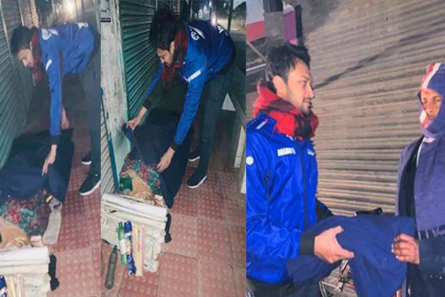 বাংলাদেশ ক্রিকেট দলের তারকা অলরাউন্ডার সাকিব আল হাসান। ইয়ামাহা মোটরবাইকের উদ্যোগে তার নিজ এলাকা মাগুরায় সুবিধাবঞ্চিত মানুষদের কম্বল বিতরণ করেন।