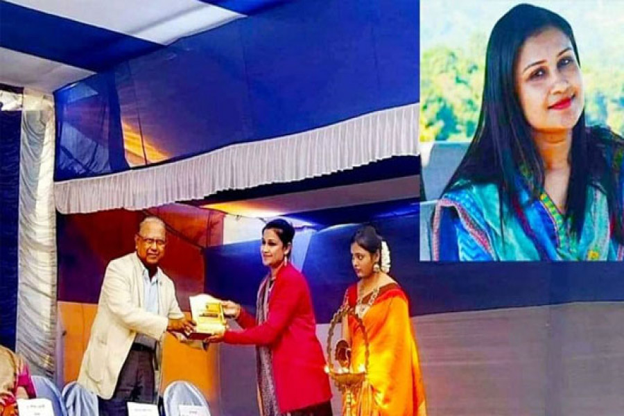 ভারতে সেরা প্রবন্ধকার সম্মাননা পেলেন চবি শিক্ষিকা