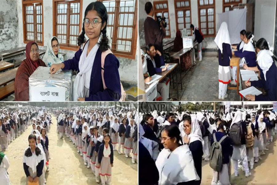 স্টুডেন্টস কেবিনেট নির্বাচন চলছে